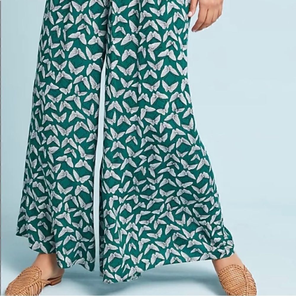 Maeve butterfly wide leg pants - Picture 2 of 10